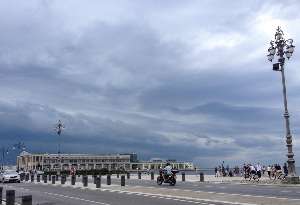 The calm before the storm on my travels in Trieste, Italy. (Photo by Vanessa Santilli)